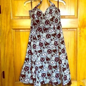 Subculture “Just my luck” halter dress